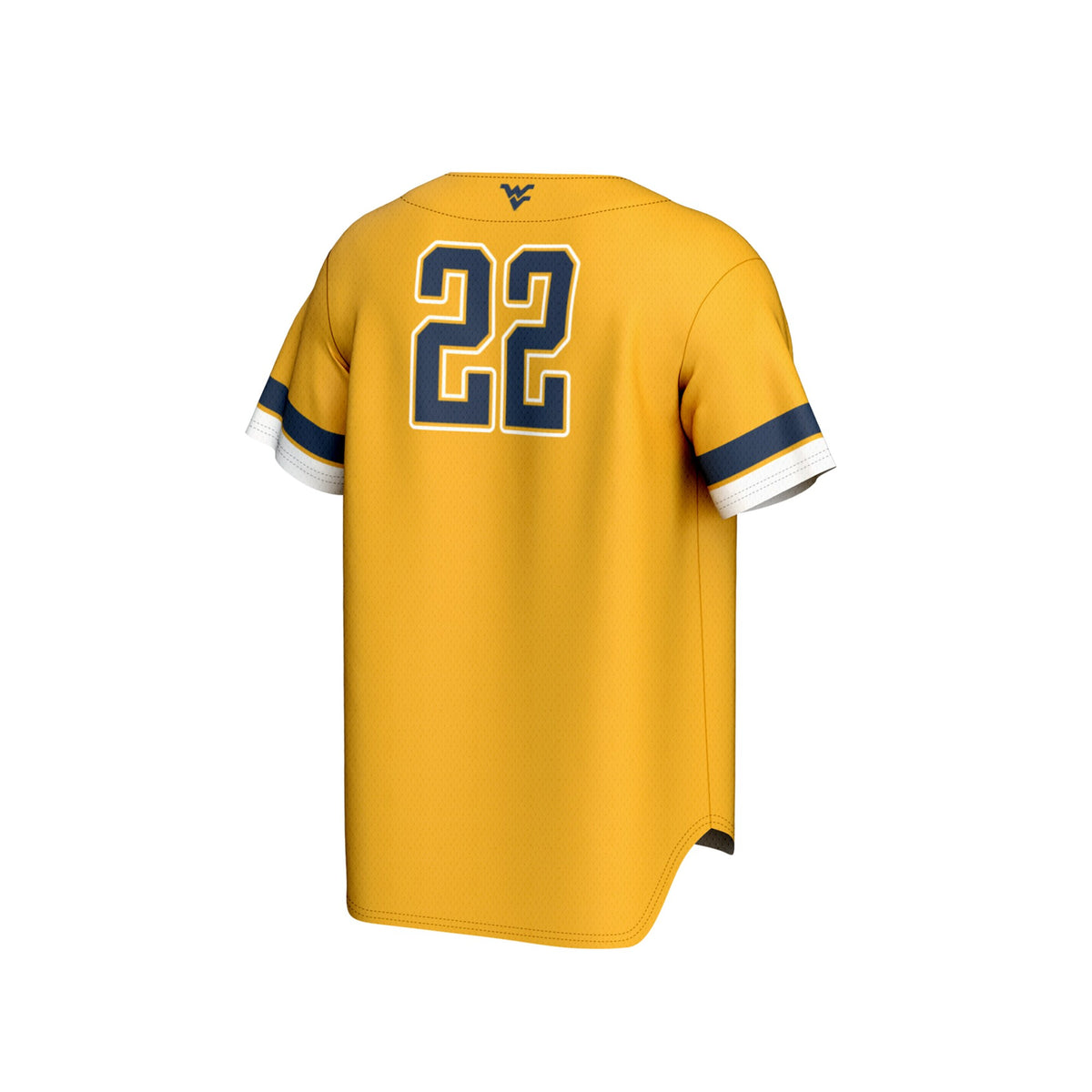 West Virginia Mountaineers GameDay Greats Pick-A-Player Baseball Fashion Jersey - Gold