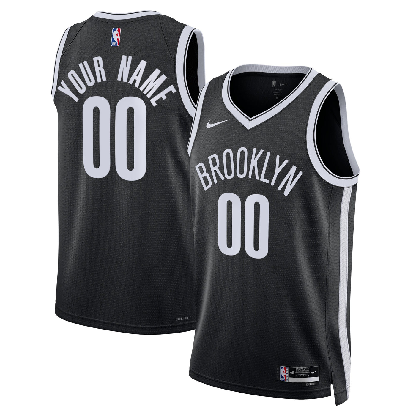 Brooklyn Nets Nike Icon Swingman Jersey - Custom