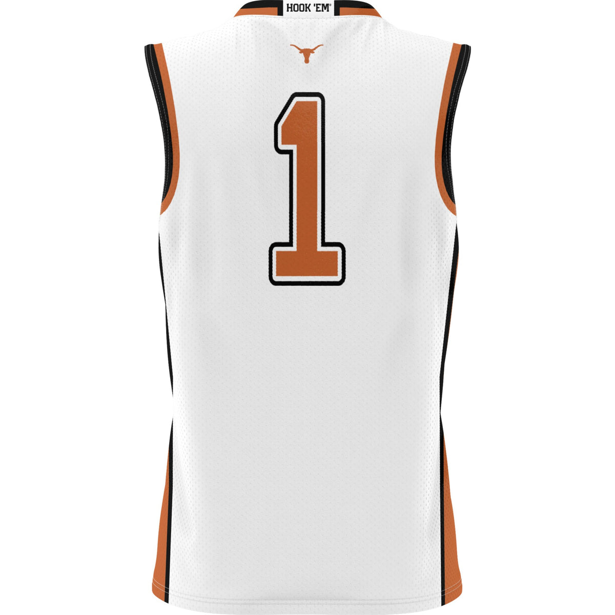 #1 Texas Longhorns GameDay Greats Replica Lightweight Basketball Jersey - White