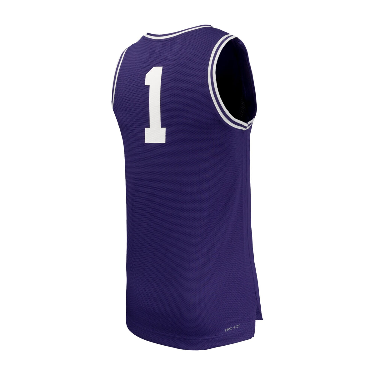 #1 TCU Horned Frogs Replica Basketball Jersey - Purple