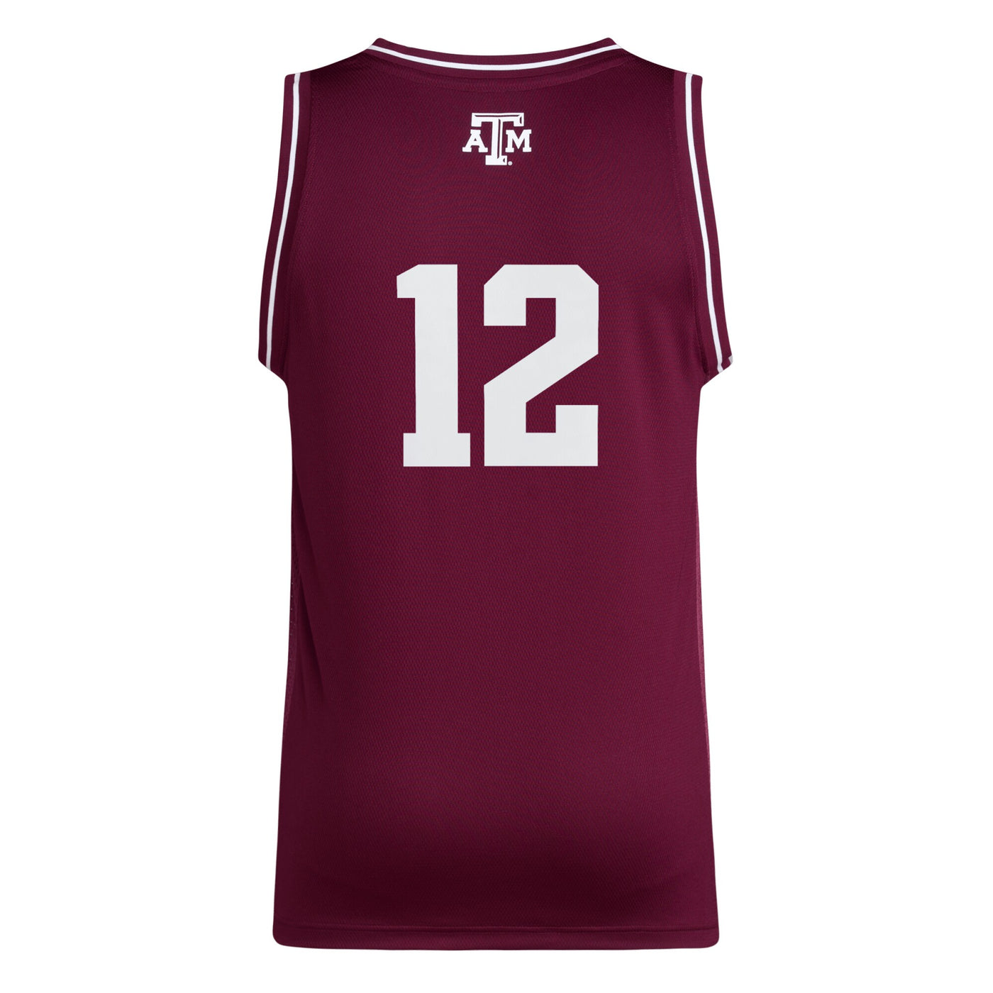 adidas #12 Maroon Texas A&M Aggies Replica Swingman Jersey