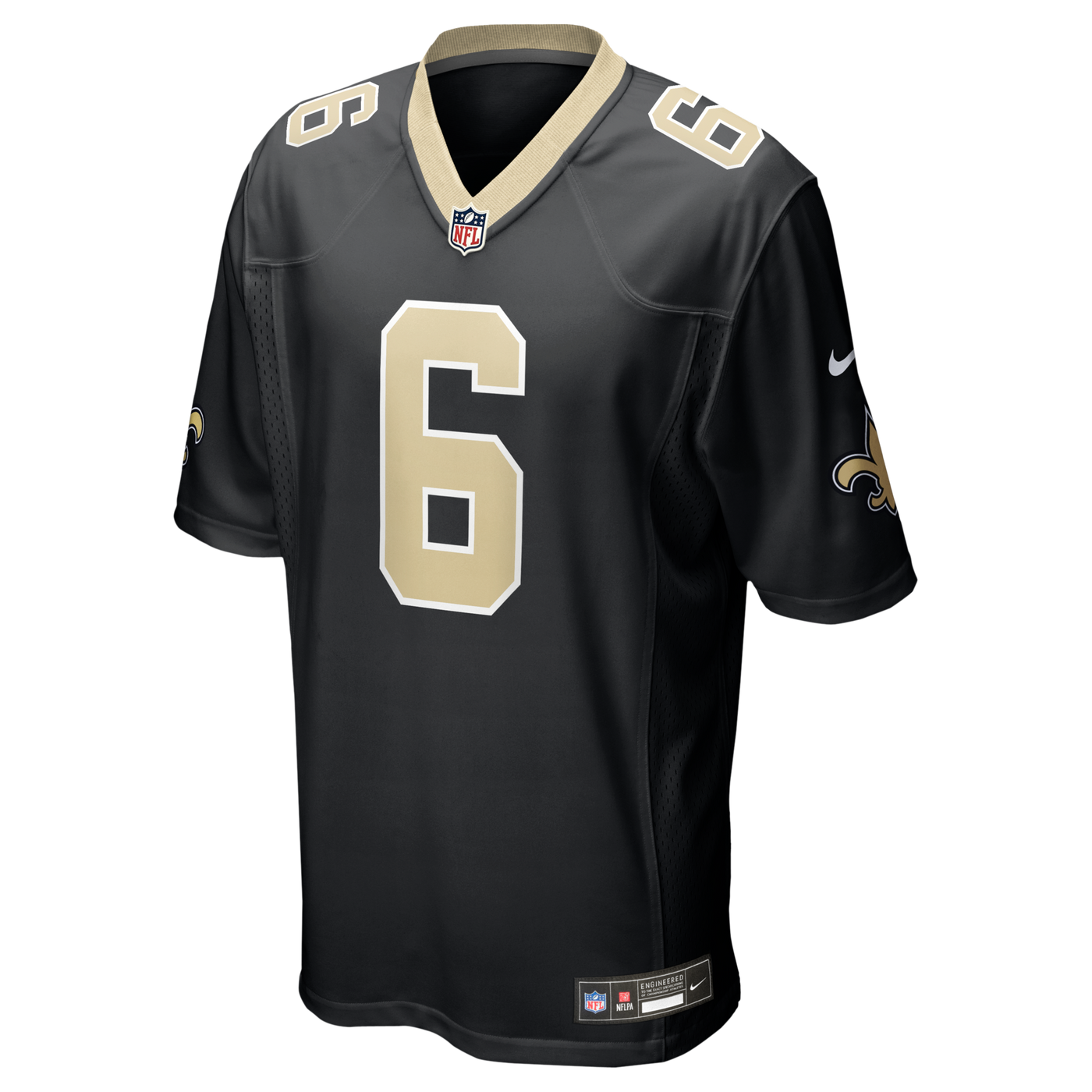 New Orleans Saints Tyler Shough Nike Black Game Jersey