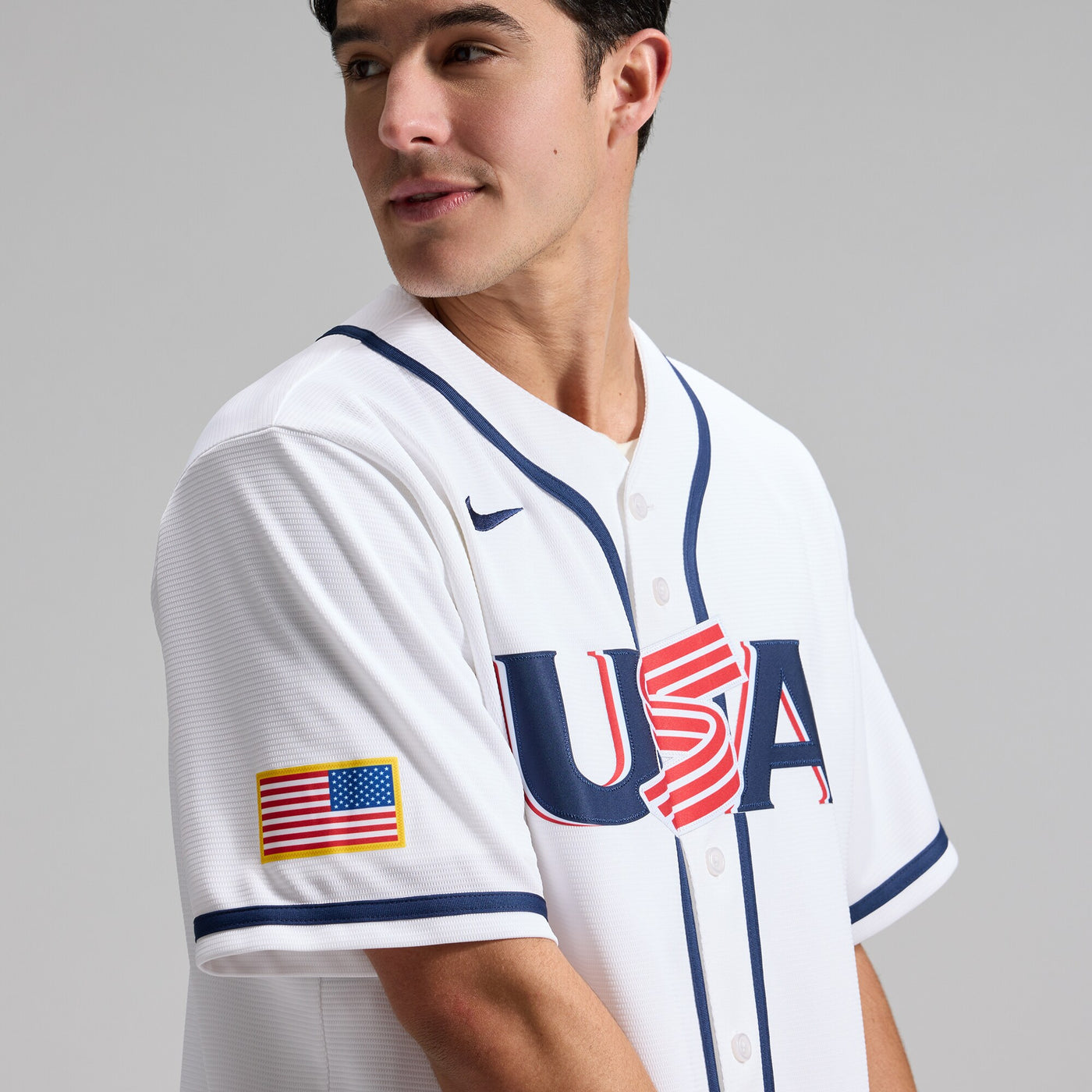 USA Baseball Aaron Judge Nike White 2026 World Baseball Classic Home Stadium Jersey