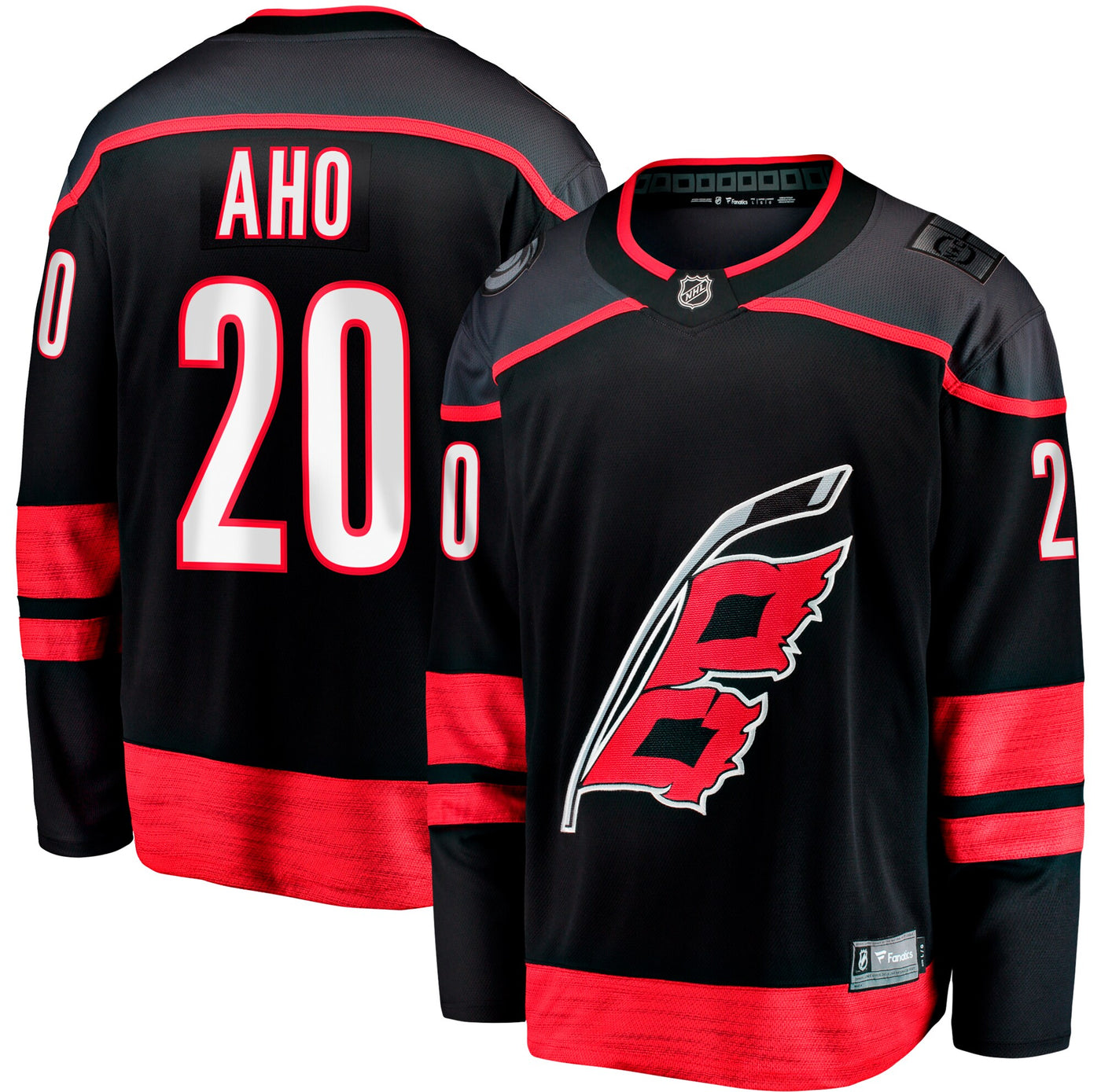Carolina Hurricanes Sebastian Aho Fanatics Black Home Breakaway Jersey