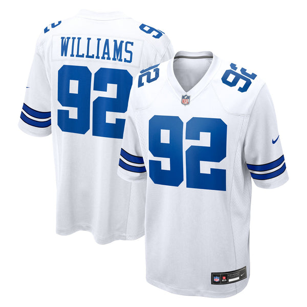 Dallas Cowboys Quinnen Williams Nike White Game Jersey