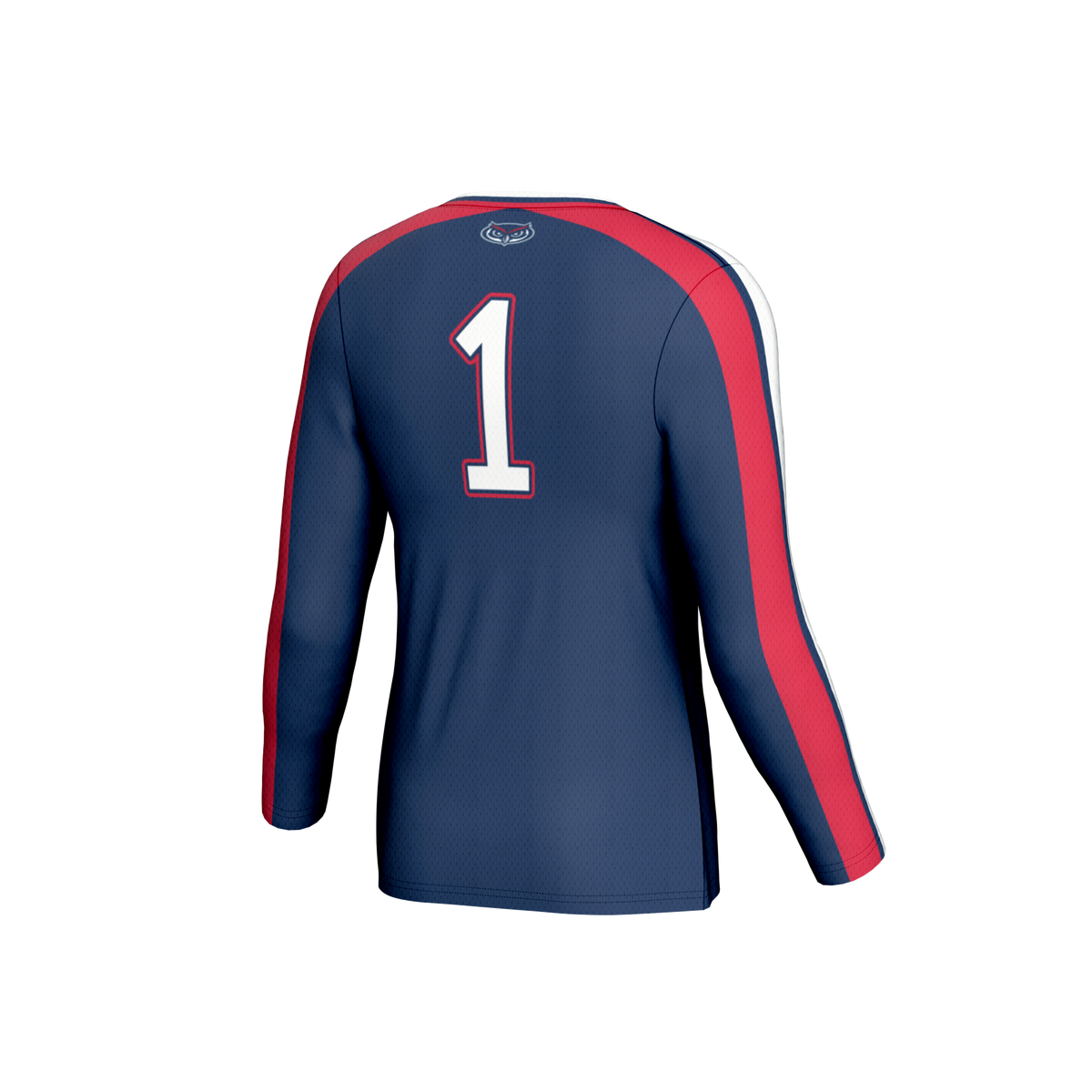 #1 Florida Atlantic Owls GameDay Greats Lightweight Collegiate Volleyball Fashion Jersey - Navy