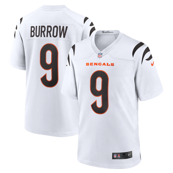 Cincinnati Bengals Joe Burrow Nike White Game Jersey