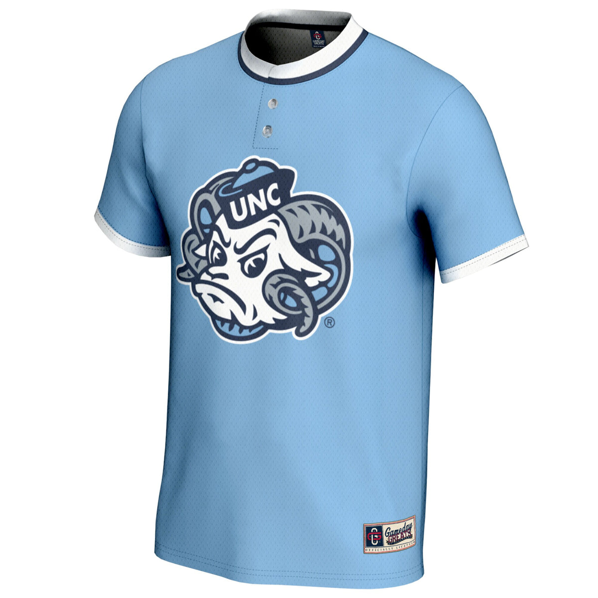 North Carolina Tar Heels GameDay Greats NIL Pick-A-Player Lightweight Softball Mascot Jersey - Carolina Blue