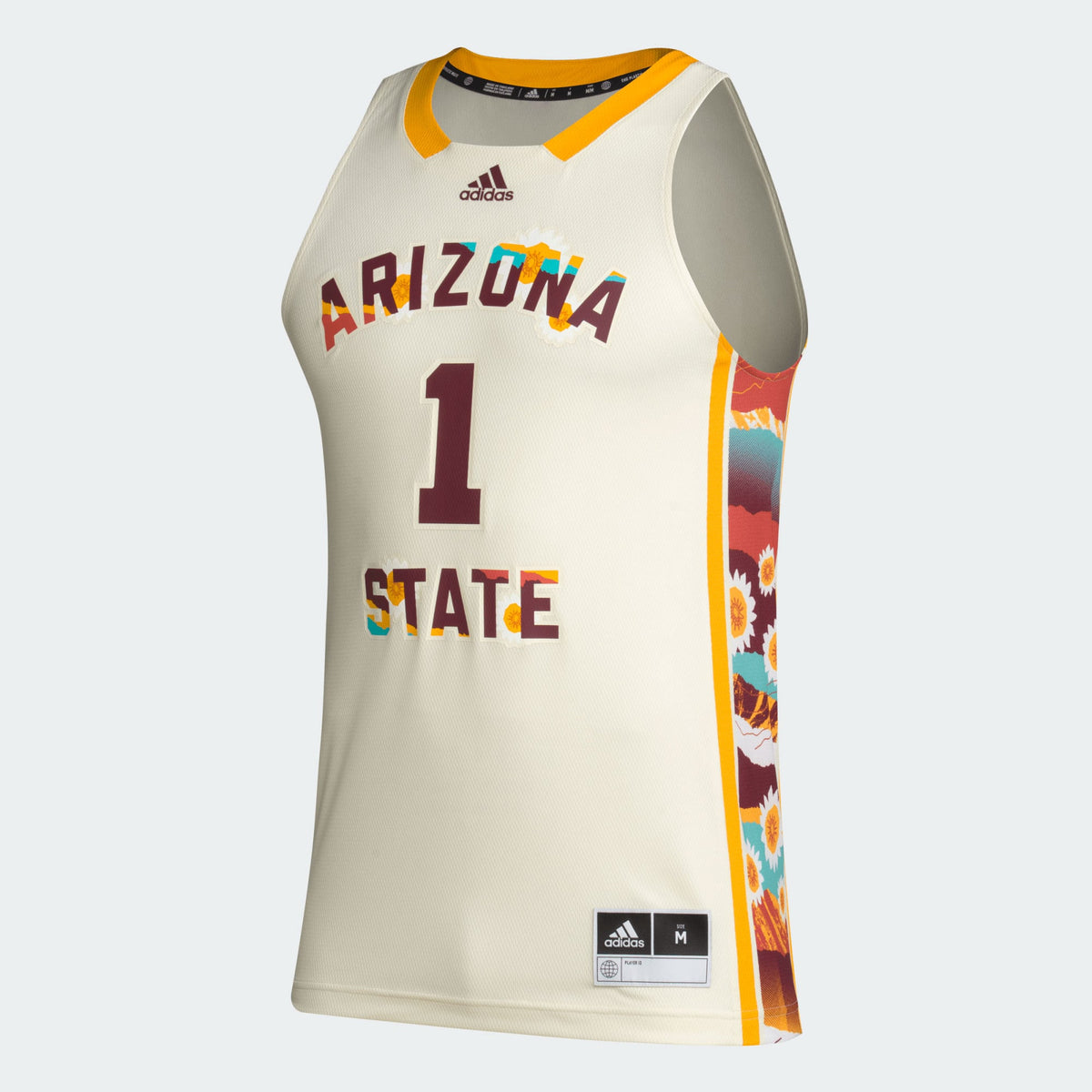 #1 Arizona State Sun Devils Honoring Black Excellence Basketball Jersey - Khaki