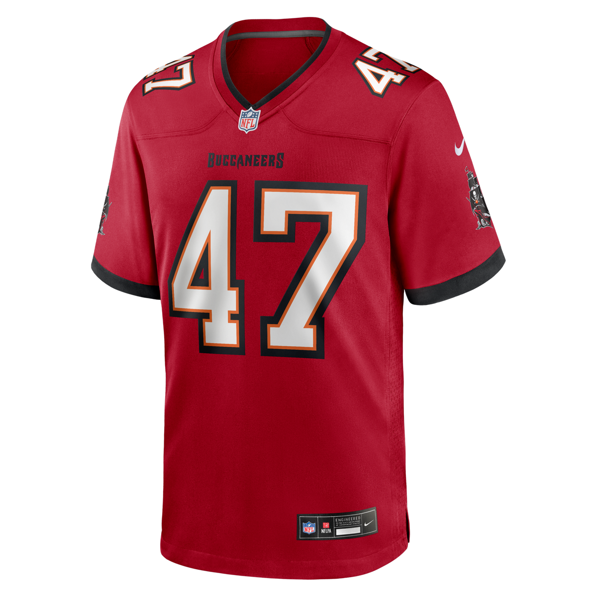 Tampa Bay Buccaneers John Lynch Red Game Retired Player Jersey