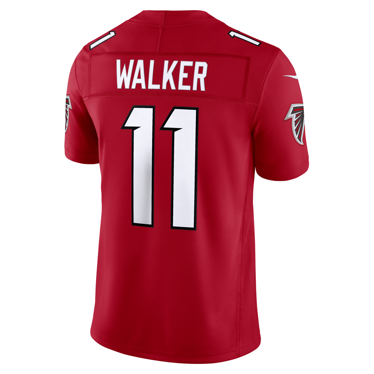 Atlanta Falcons Jalon Walker Red Team Vapor F.U.S.E. Stitched Limited Jersey