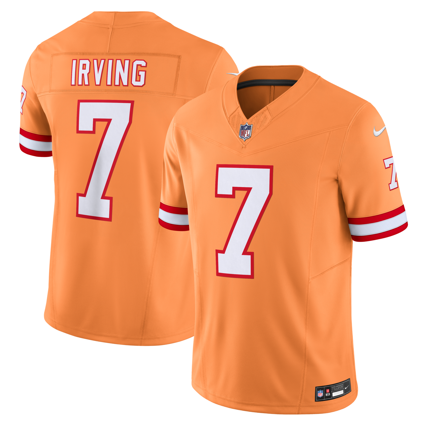 Tampa Bay Buccaneers Bucky Irving Nike Orange Alternate 2 Throwback Vapor F.U.S.E. Limited Jersey