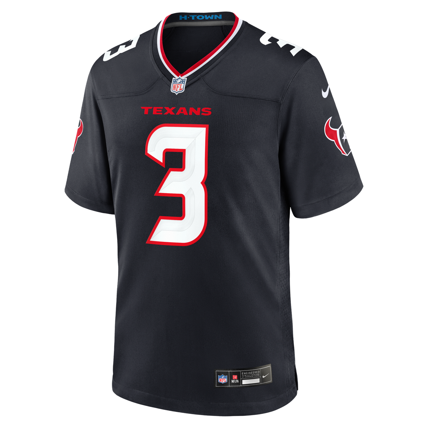 Houston Texans Kamari Lassiter Nike Navy Team Game Jersey