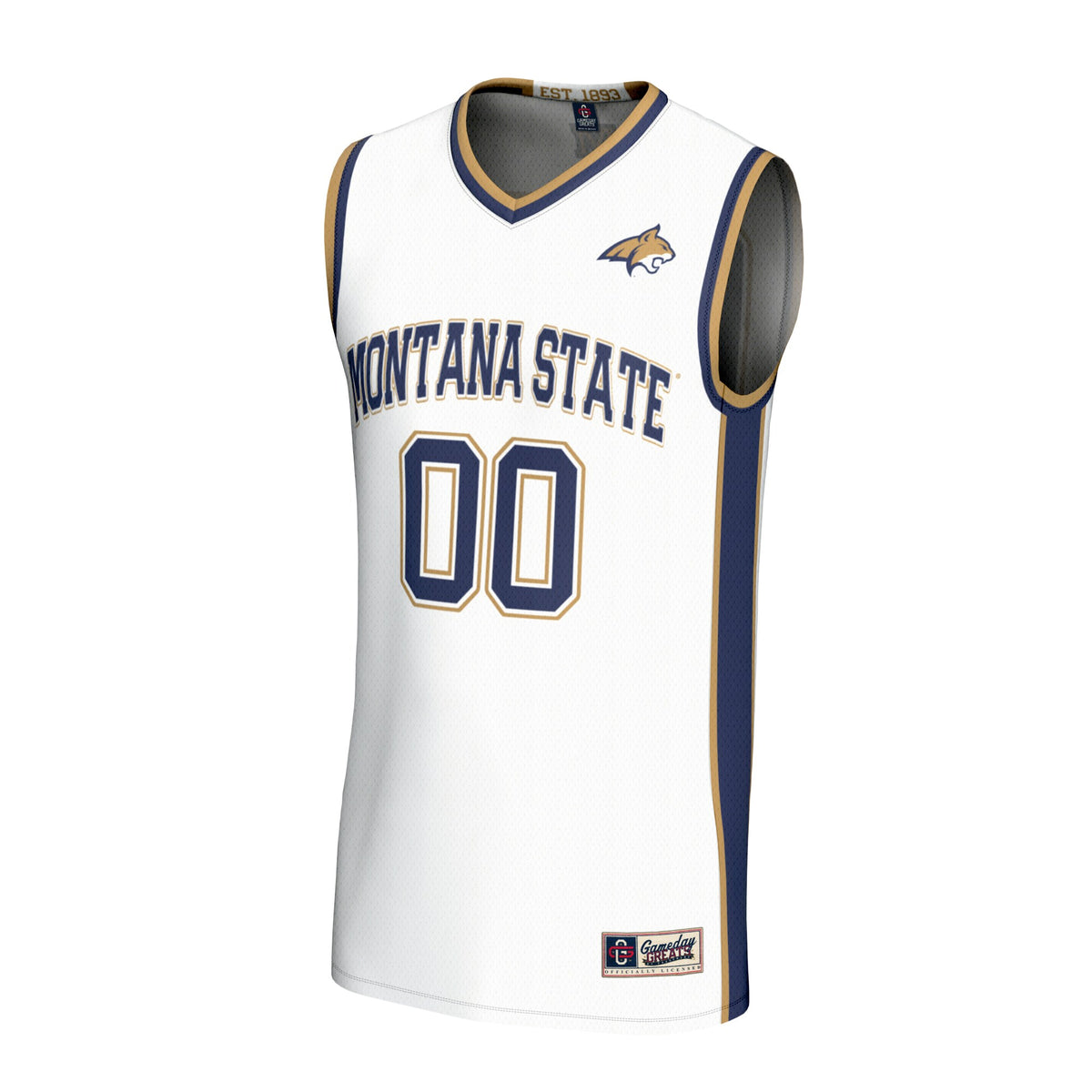 Montana State Bobcats GameDay Greats Lightweight Basketball Fashion Jersey - White