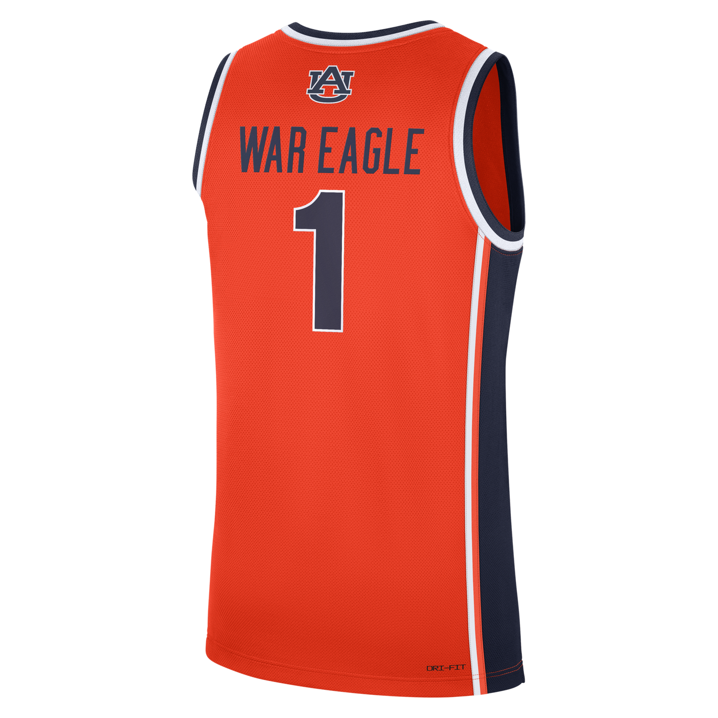 Nike Orange Auburn Tigers #1 Alternate War Eagle Replica Basketball Jersey