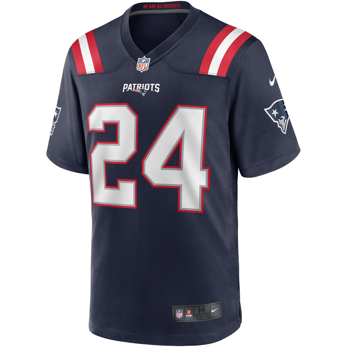 New England Patriots Ty Law Navy Game Retired Player Jersey