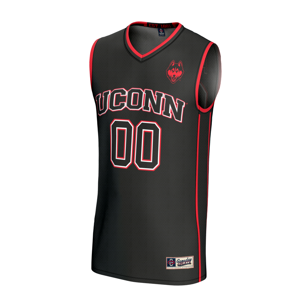 UConn Huskies GameDay Greats Lightweight Collegiate Basketball NIL Pick-A-Player Fashion Jersey - Black
