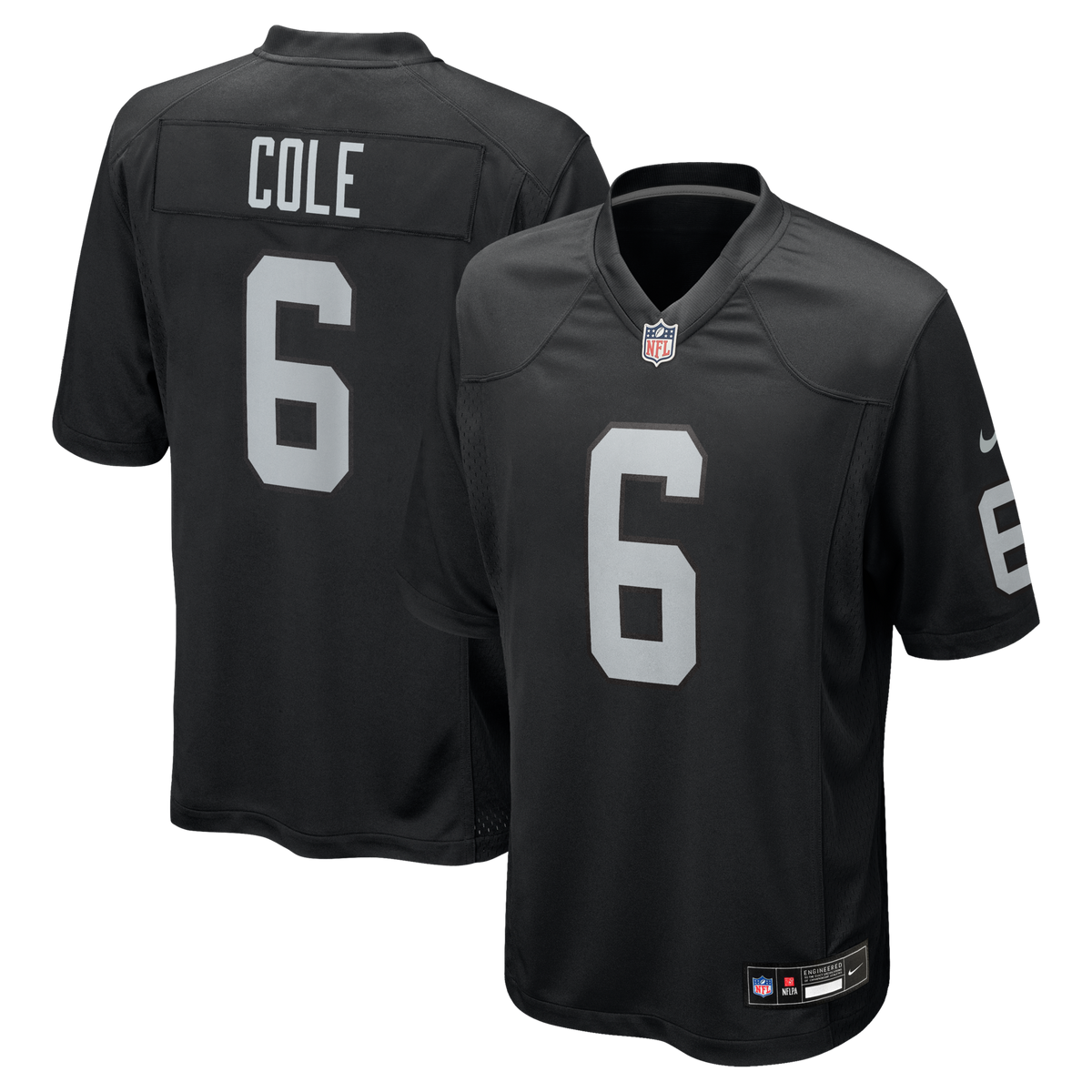 Las Vegas Raiders AJ Cole Black Game Jersey
