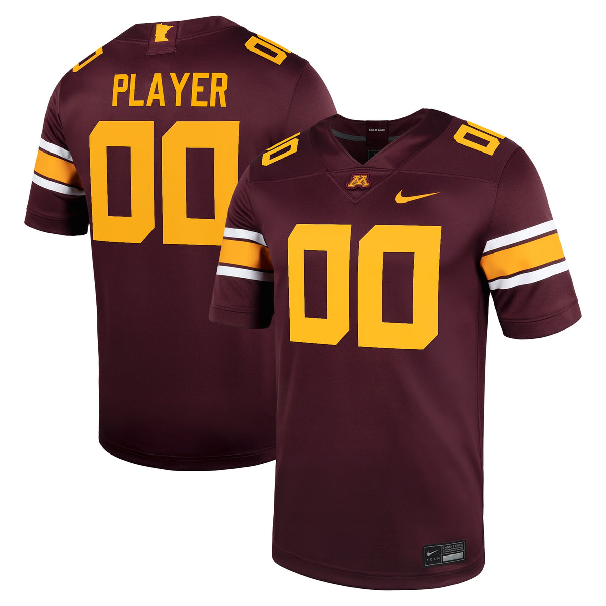 Minnesota Golden Gophers NIL Pick-A-Player Football Game Jersey - Maroon