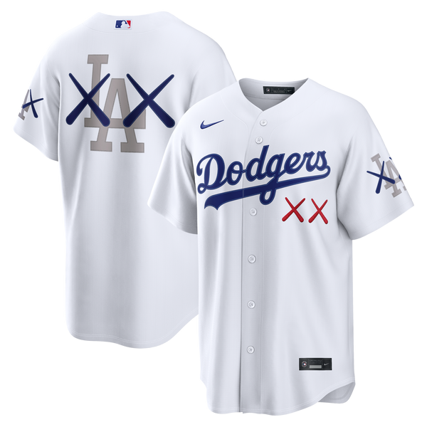 Los Angeles Dodgers Nike x KAWS White Stadium Jersey