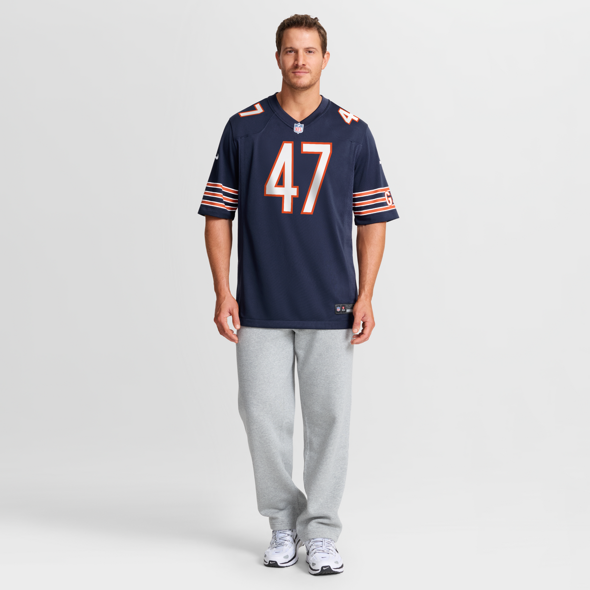 Chicago Bears Ruben Hyppolite II Navy Team Game Jersey