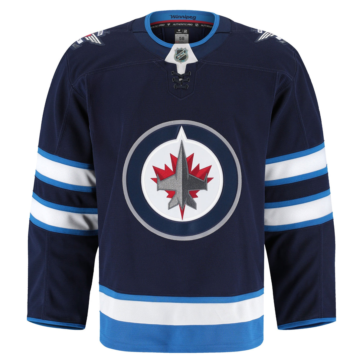 Winnipeg Jets Fanatics Navy Home Authentic Pro Jersey