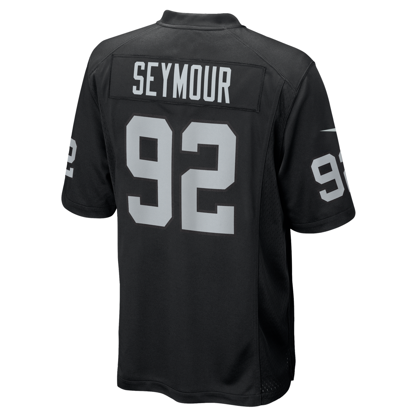 Las Vegas Raiders Richard Seymour Nike Black Retired Player Game Jersey