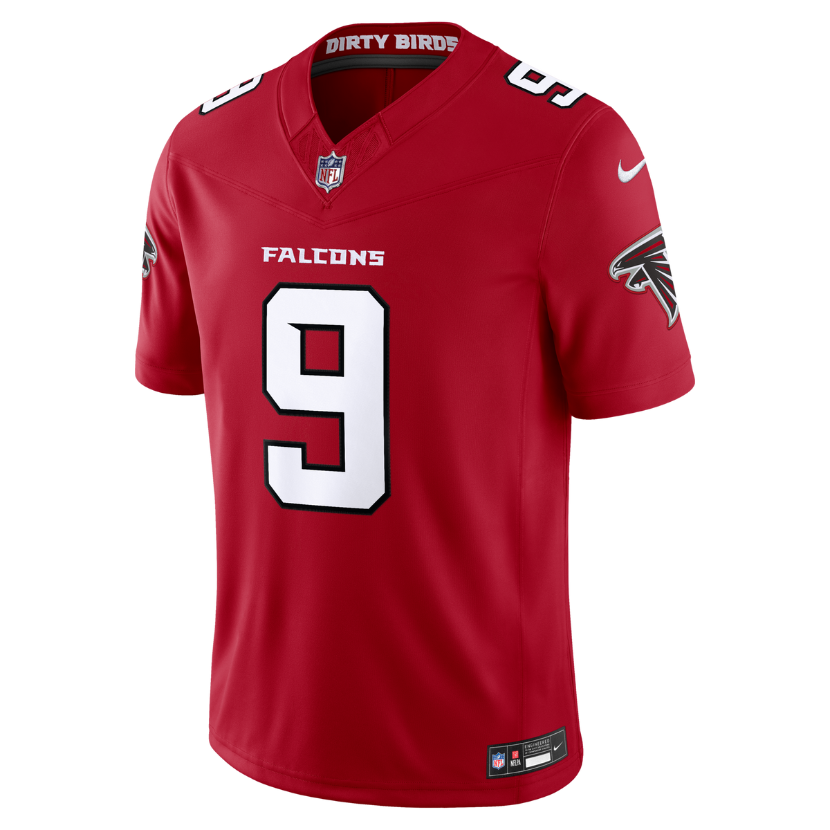 Atlanta Falcons Michael Penix Jr. Red Team Vapor F.U.S.E. Stitched Limited Jersey