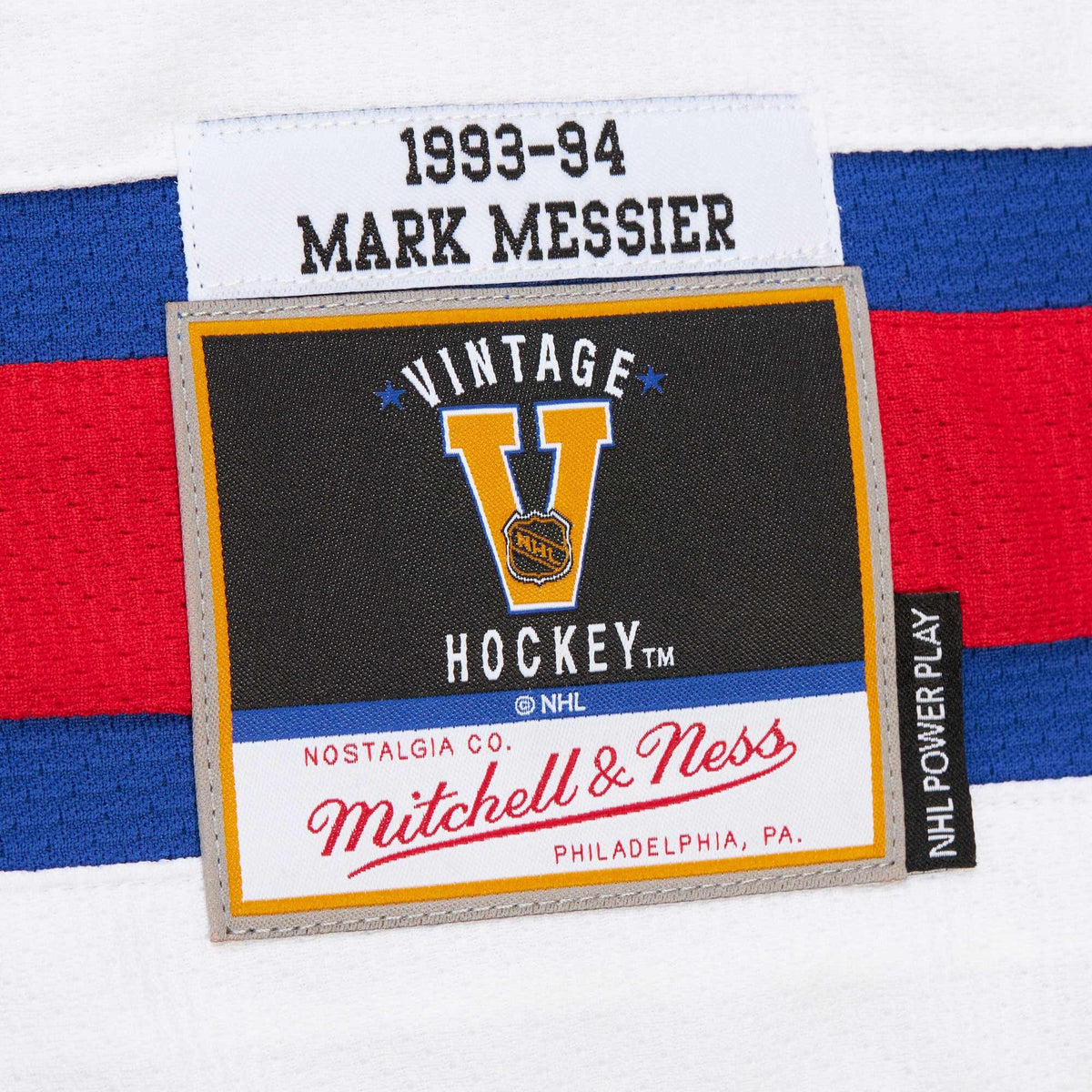 New York Rangers Mark Messier Royal 1993-94 Power Play Jersey