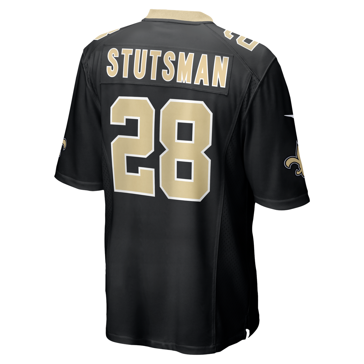 New Orleans Saints Danny Stutsman Black Team Game Jersey