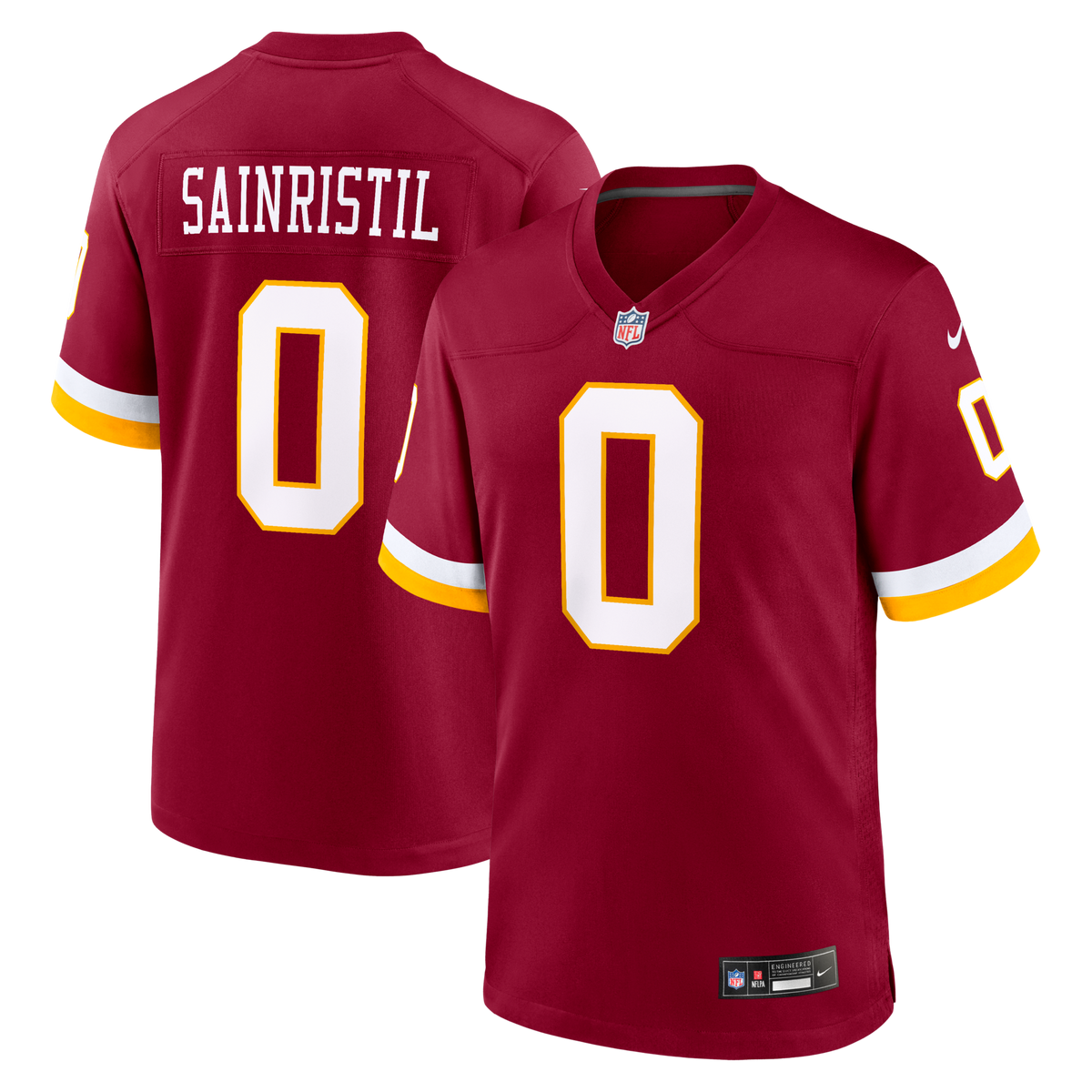 Washington Commanders Mike Sainristil Burgundy Game Jersey