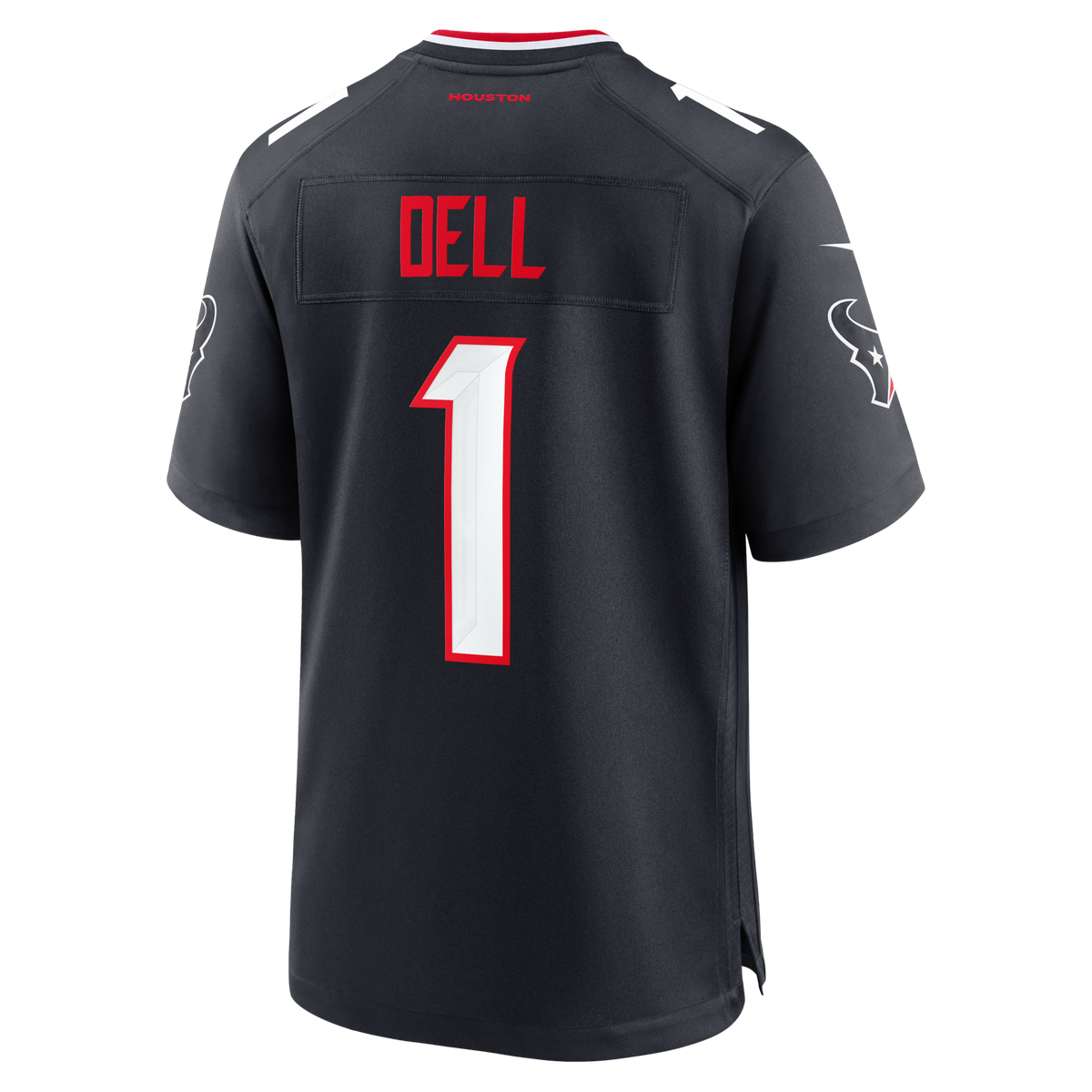 Houston Texans Tank Dell Navy Team Game Jersey