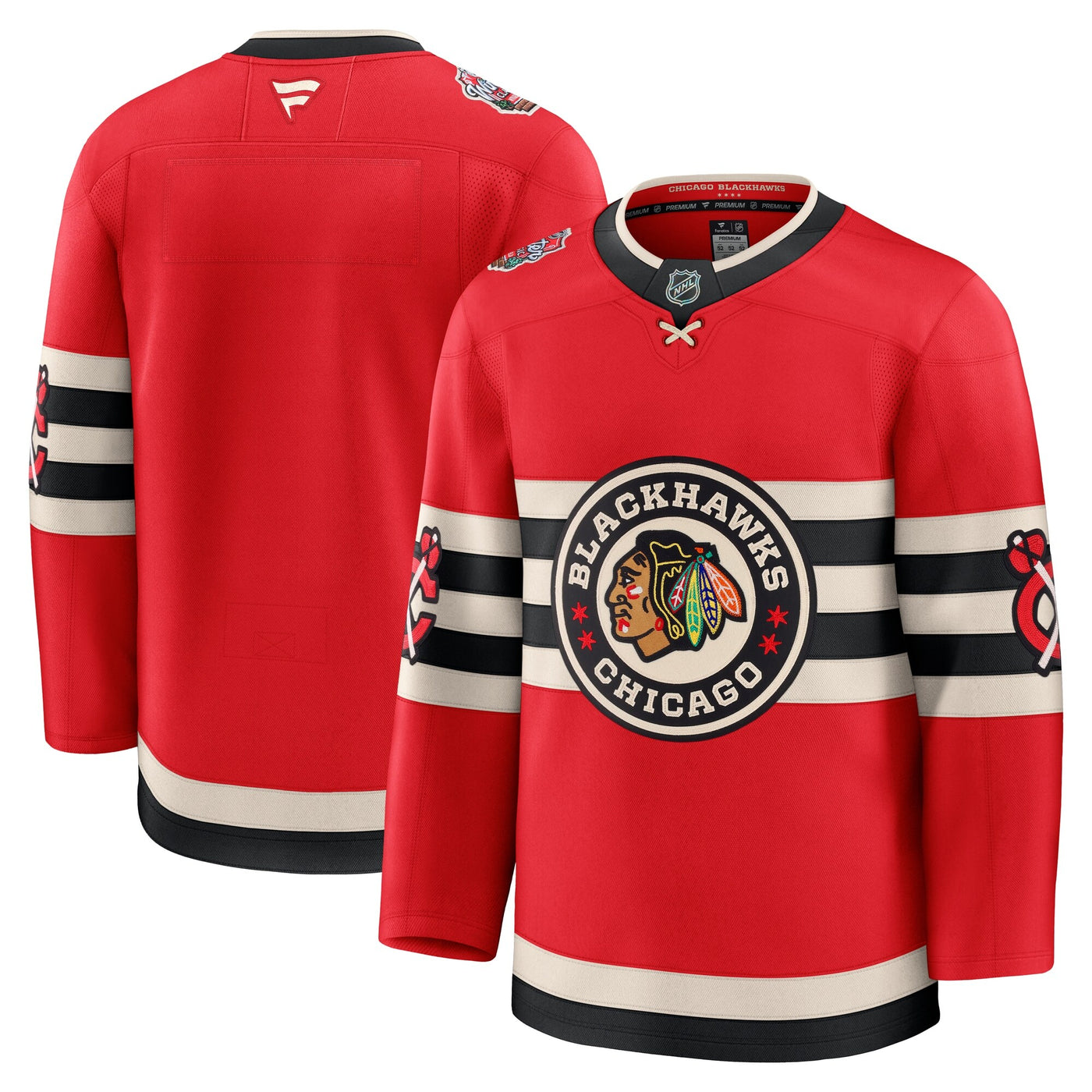 Chicago Blackhawks Fanatics Red 2025 NHL Winter Classic Premium Jersey
