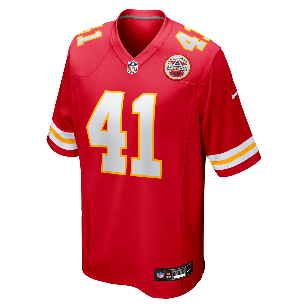 Kansas City Chiefs James Winchester Red Game Jersey