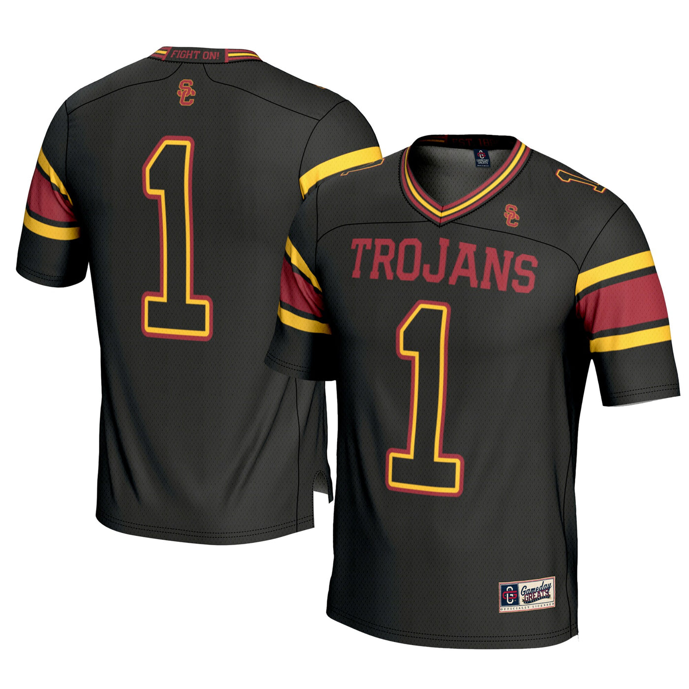 GameDay Greats #1 Black USC Trojans Football Jersey