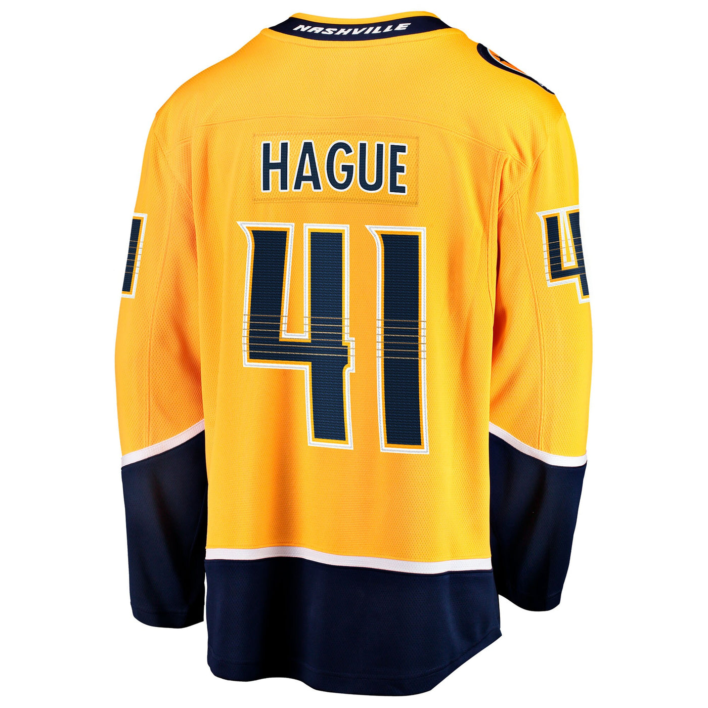 Nashville Predators Nicolas Hague Fanatics Gold Home Breakaway Jersey
