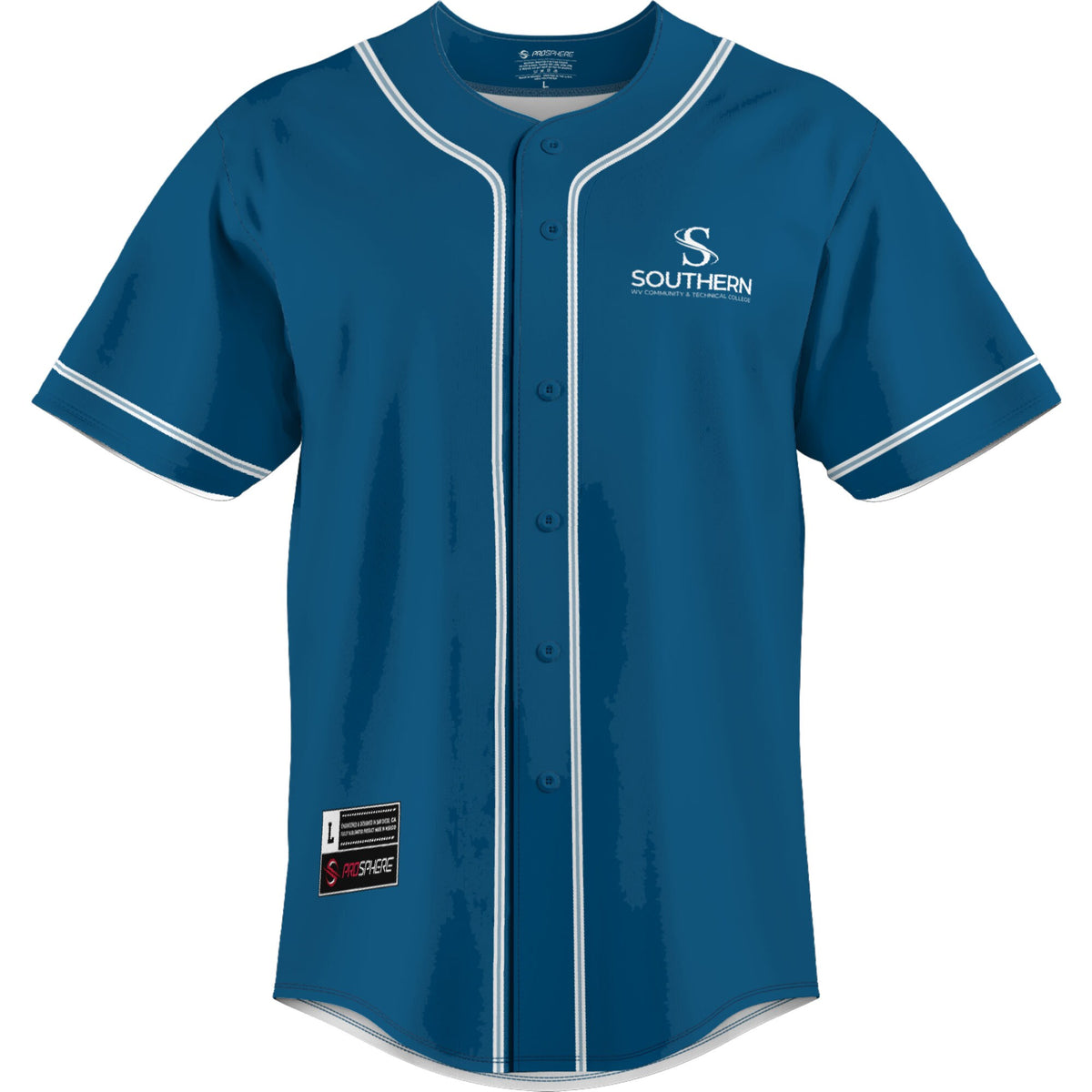 Southern West Virginia Community and Technical College GameDay Greats Lightweight Baseball Jersey - Blue
