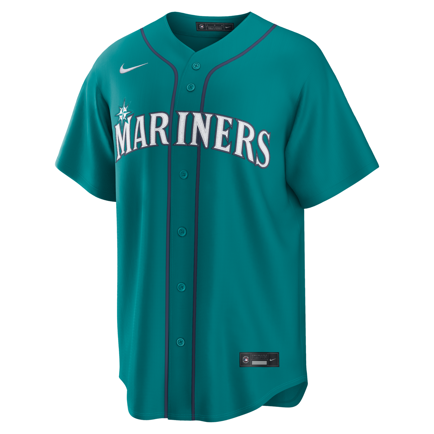 Seattle Mariners Cal Raleigh Nike Teal Alternate Replica Jersey