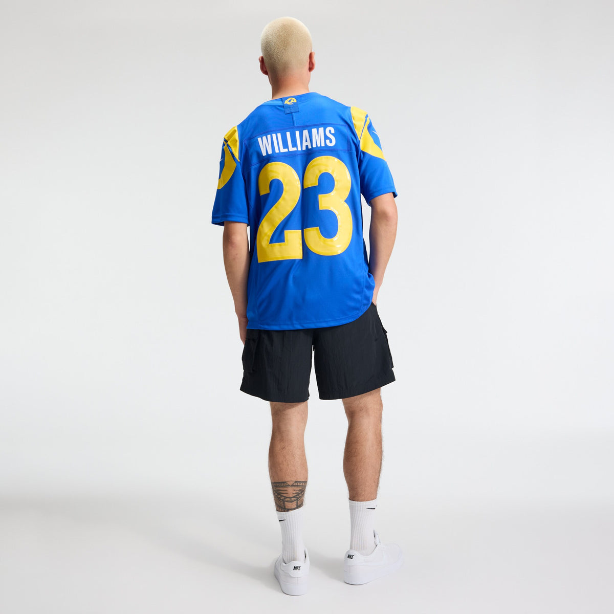 Los Angeles Rams Kyren Williams Royal Team Vapor F.U.S.E. Stitched Limited Jersey