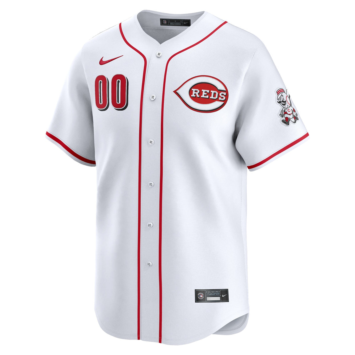 Cincinnati Reds White Home Limited Pick-A-Player Retired Roster Jersey