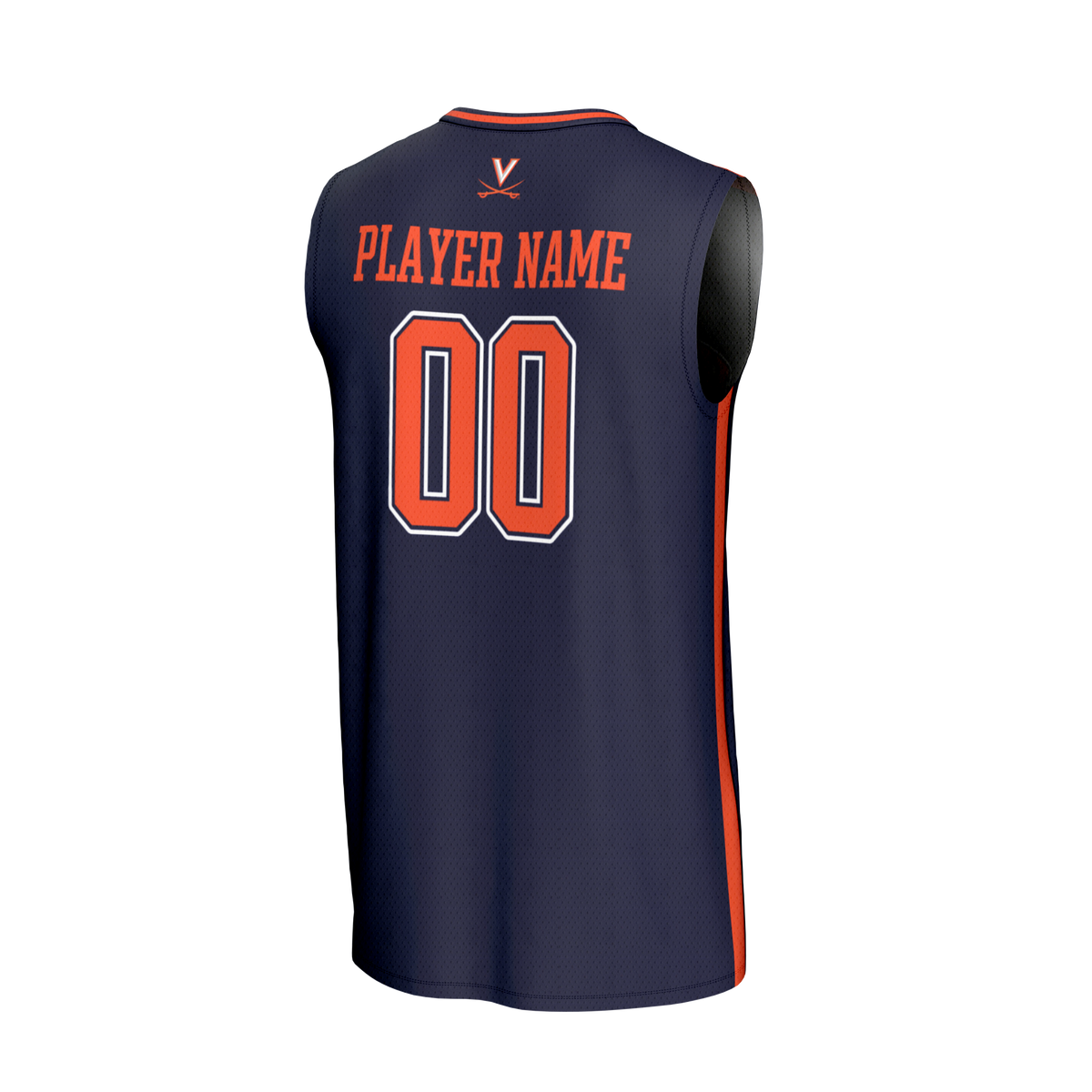Virginia Cavaliers GameDay Greats NIL Pick-A-Player Lightweight Basketball Fashion Jersey - Navy
