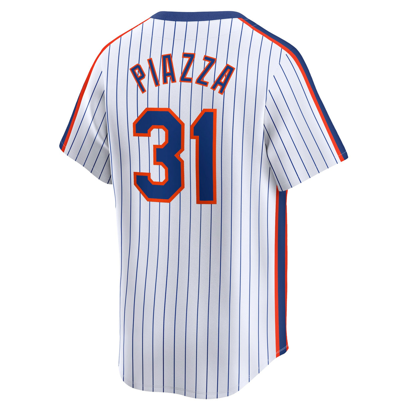 New York Mets Mike Piazza Nike White Throwback Cooperstown Limited Jersey