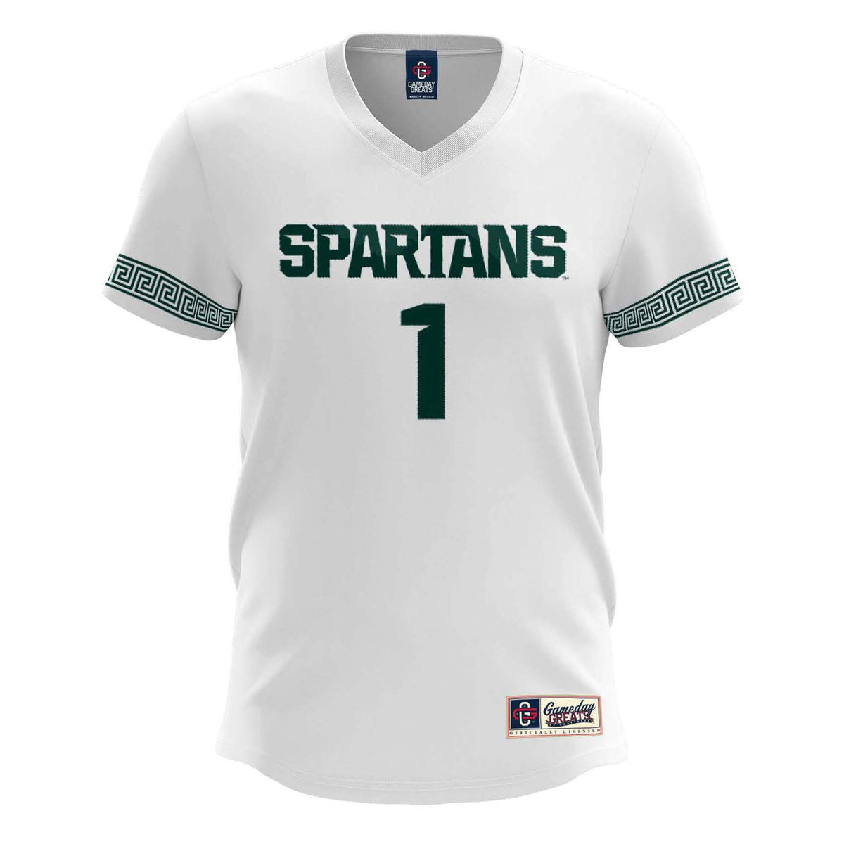 #1 Michigan State Spartans GameDay Greats Lightweight Soccer Team Jersey - White