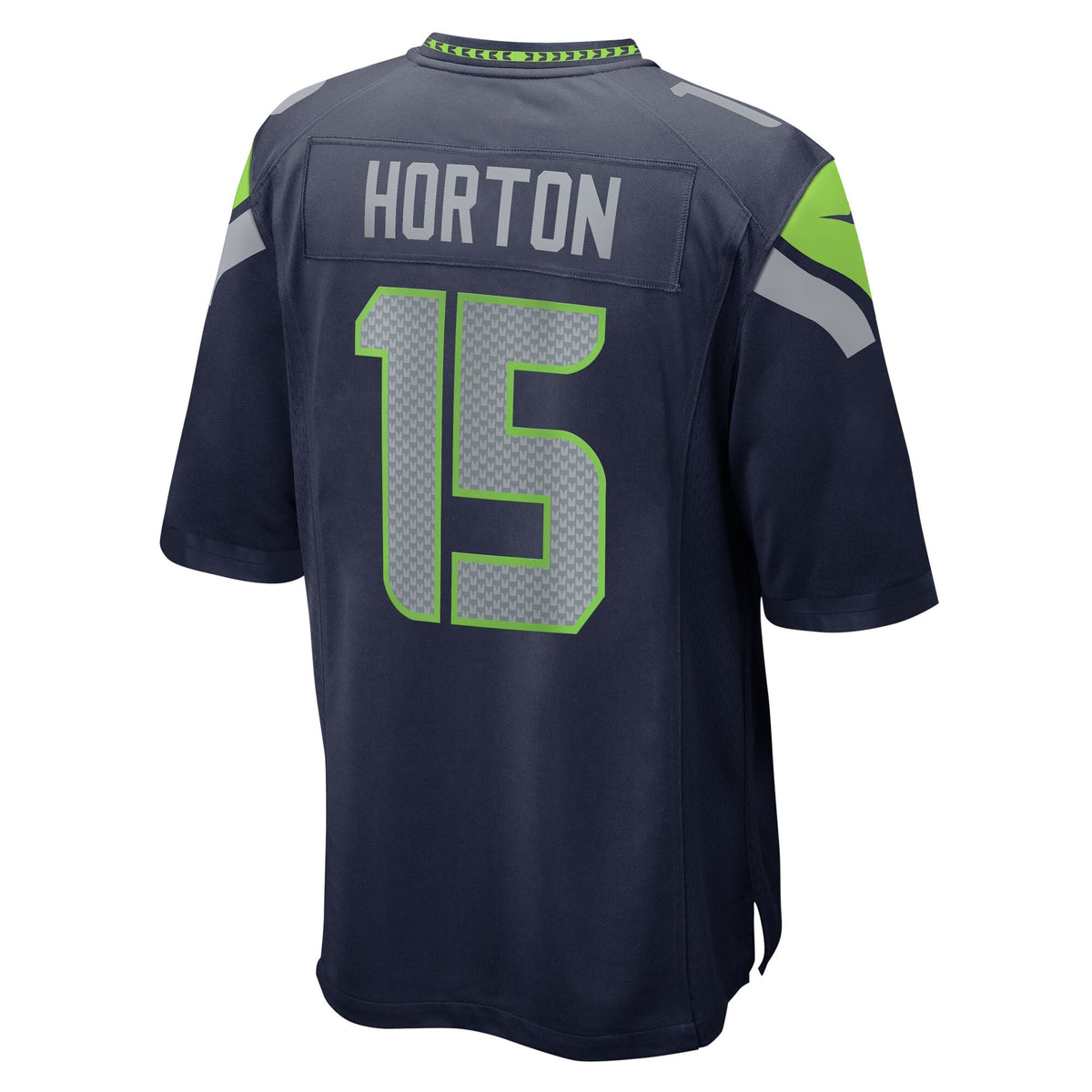 Seattle Seahawks Tory Horton College Navy Team Game Jersey