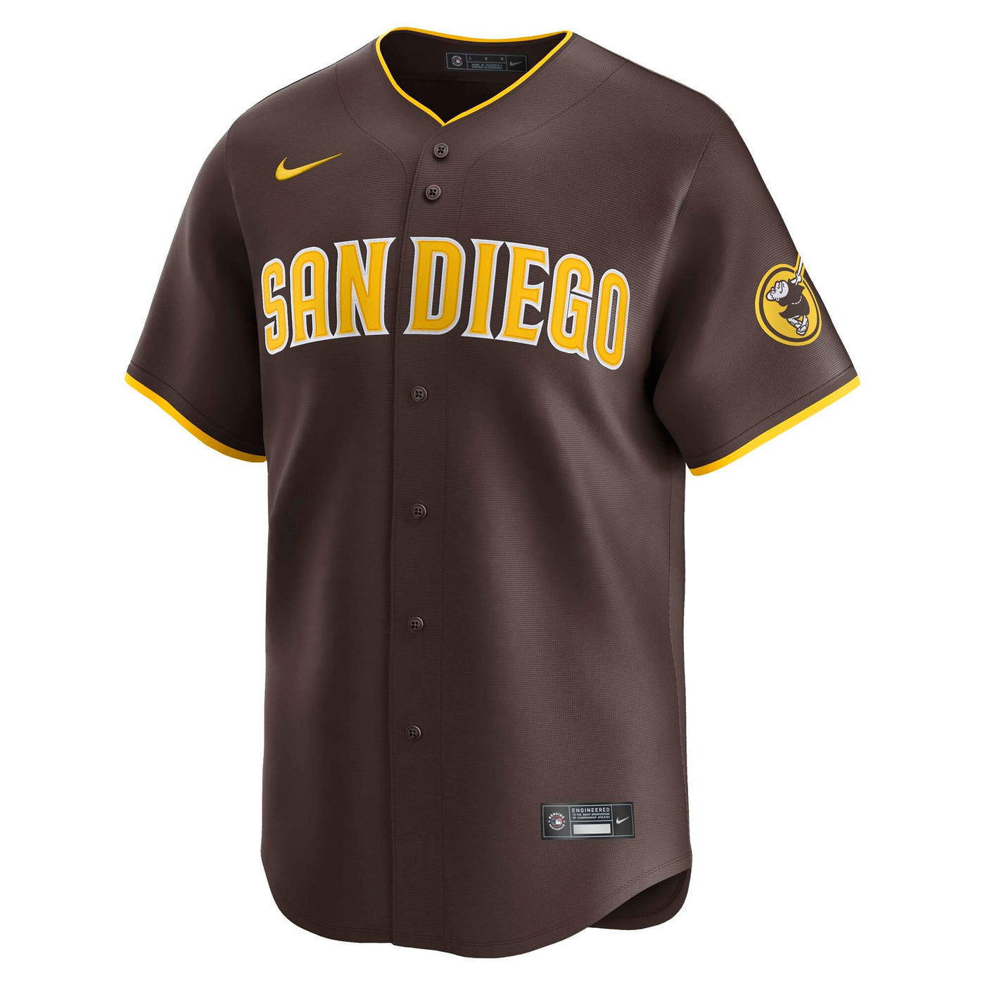 San Diego Padres Jackson Merrill Nike Brown Road Limited Player Jersey
