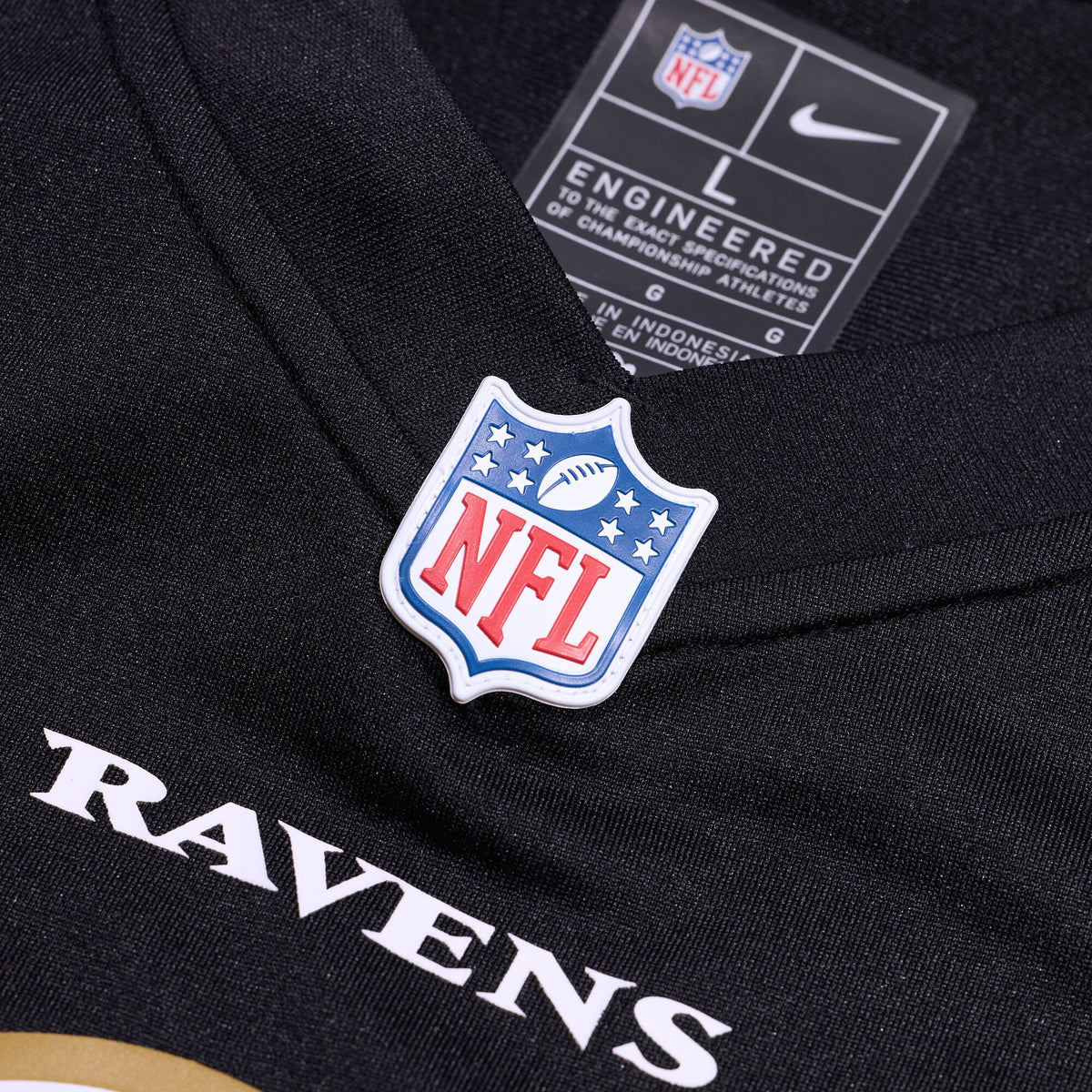 Baltimore Ravens Jamal Lewis Black Retired Player Alternate Game Jersey