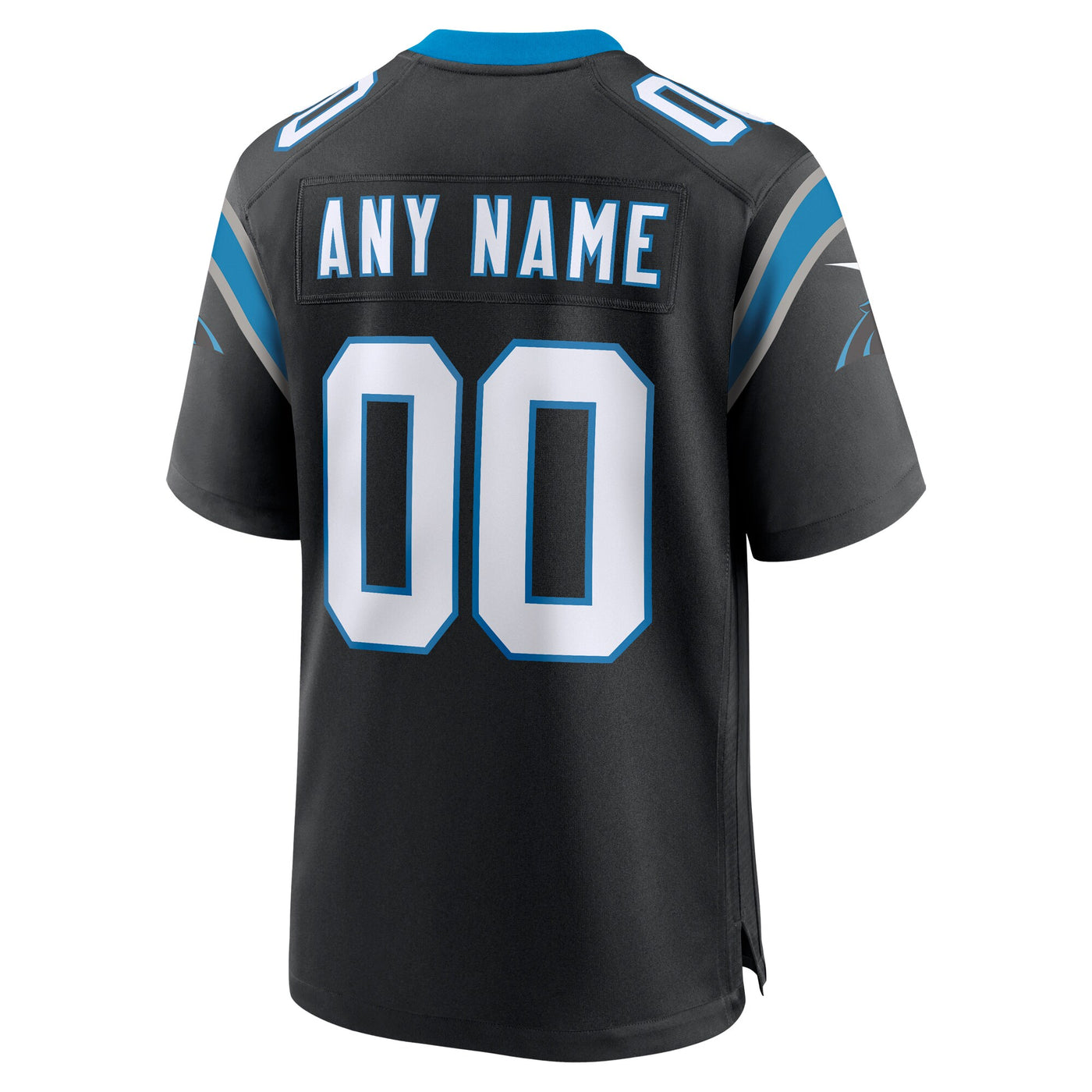 Carolina Panthers Nike Black Custom Game Jersey