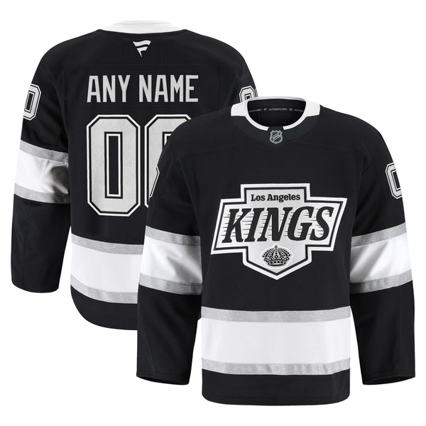 Los Angeles Kings Fanatics Black Home Authentic Pro Custom Jersey