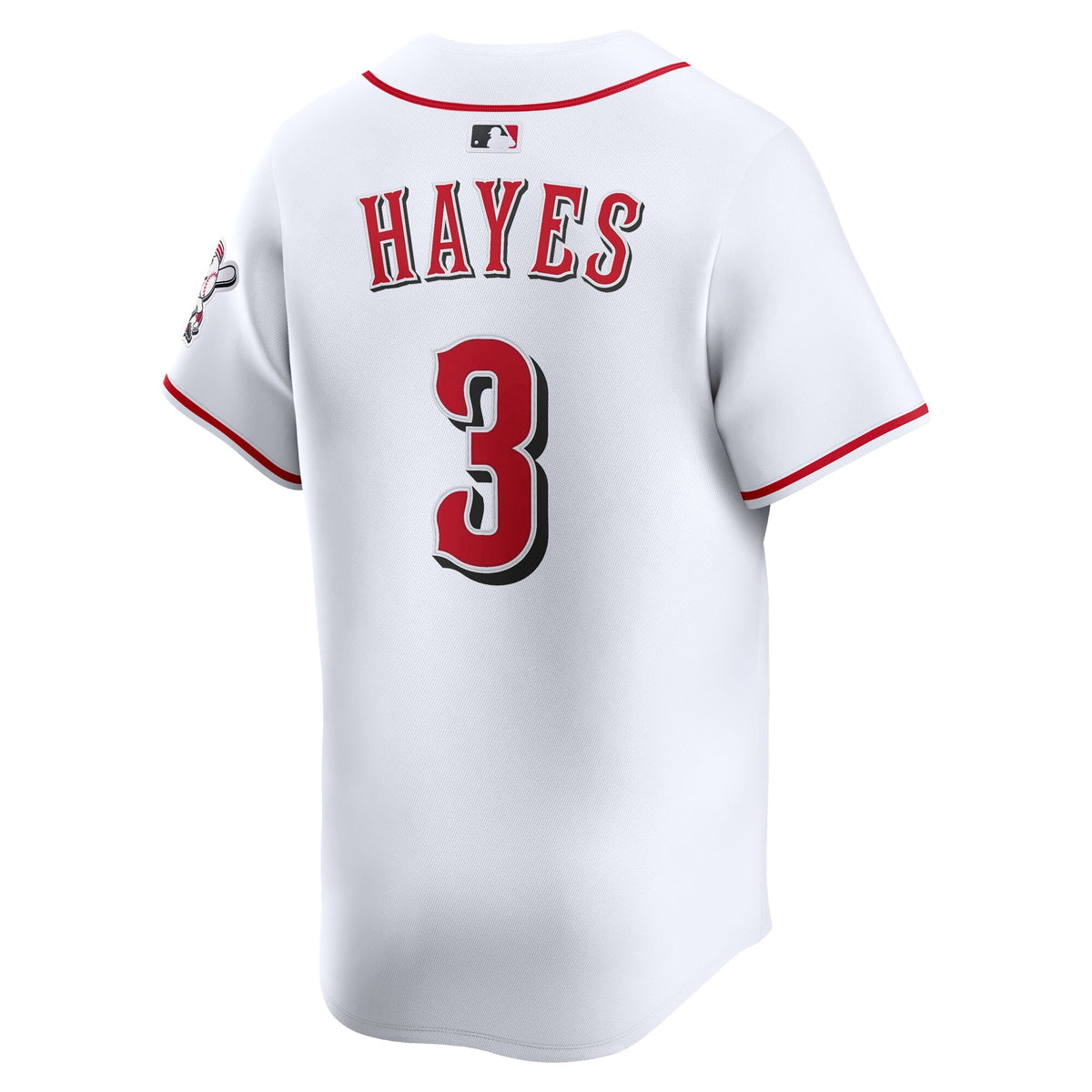 Cincinnati Reds Ke'Bryan Hayes White Home Limited Player Jersey
