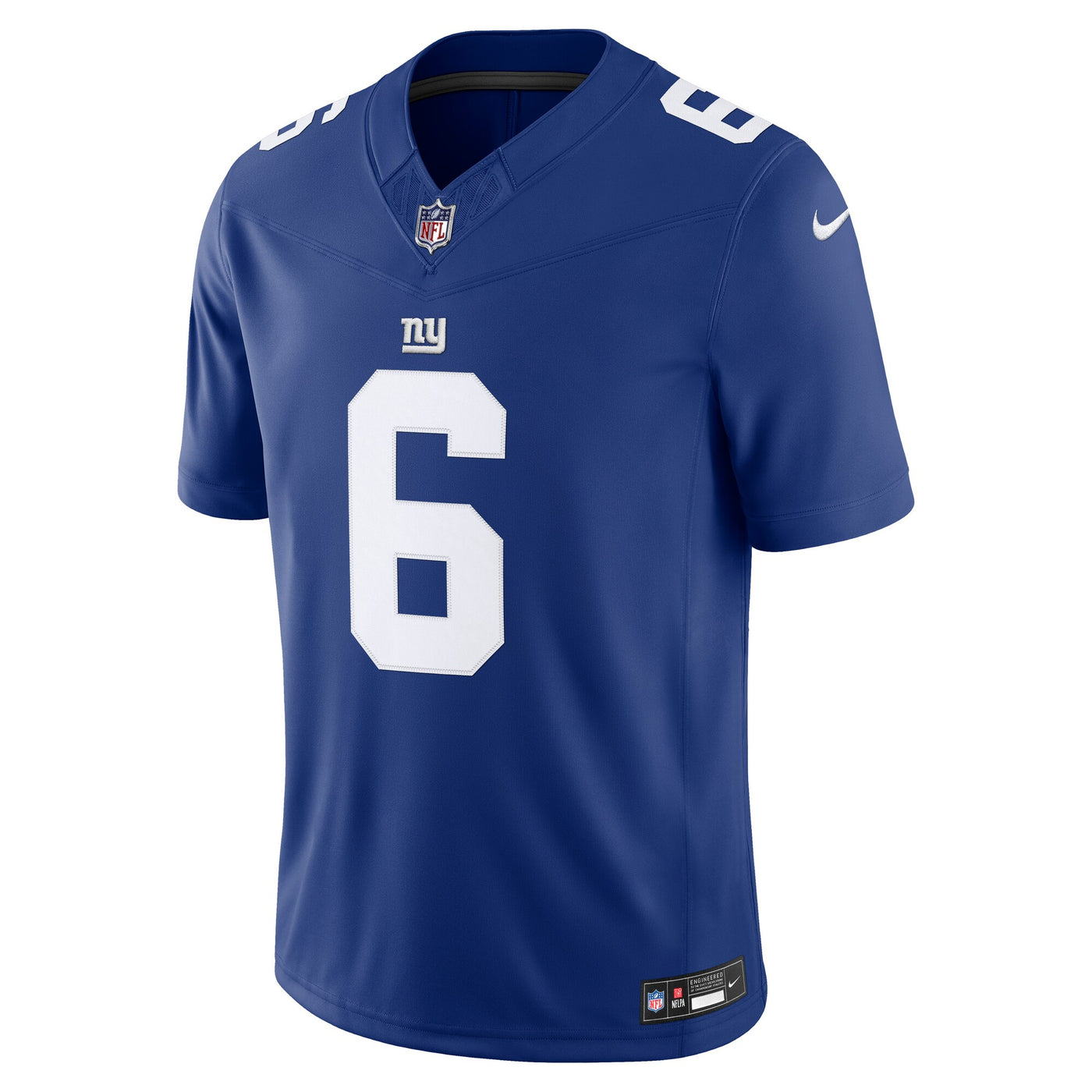 New York Giants Jaxson Dart Nike Royal Team Vapor F.U.S.E. Stitched Limited Jersey